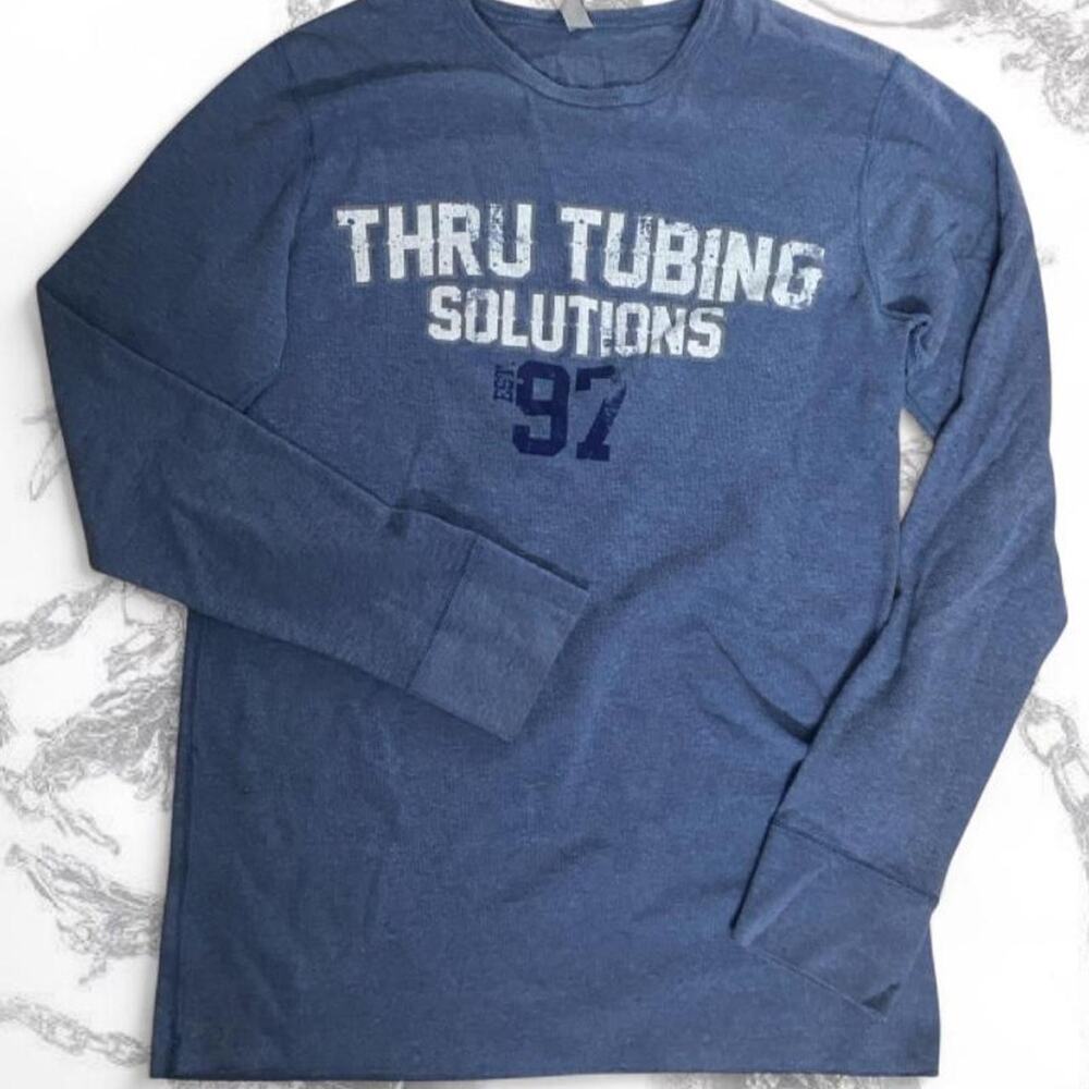 Vintage blue long sleeve shirt